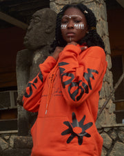 Nigeria unisex Adinkra Symbol Hoodie unisex Symbol with meaning (Wisdom)